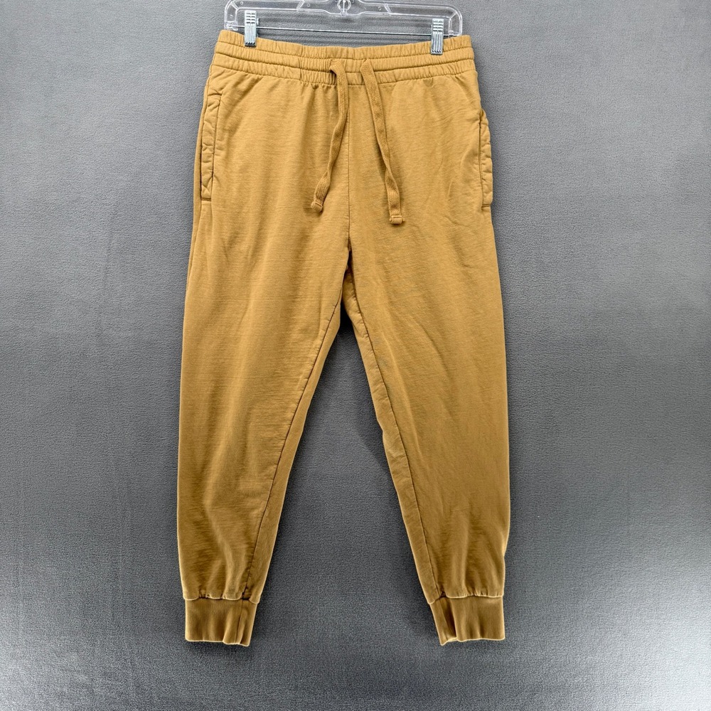 Original Paperbacks Mens Joggers Tan Mustard Drawstring Sweatpants Size M 4694
